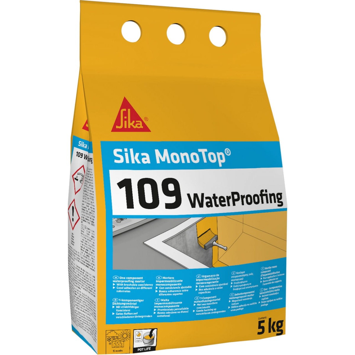 Sika MonoTop 109 WaterProofing - cementowa zaprawa wodoszczelna 5kg