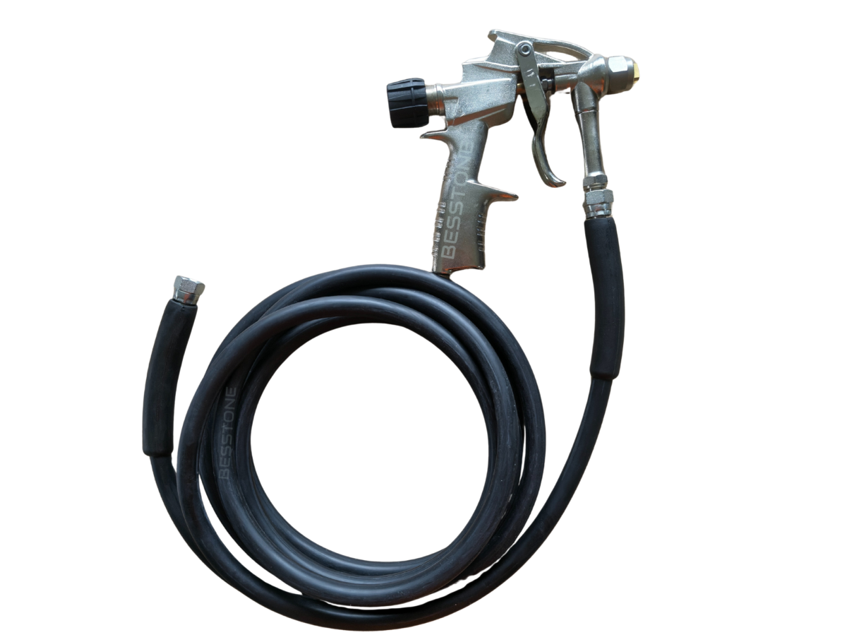 BESSTONE Spray Gun - pistolet natryskowy krótki z wężem