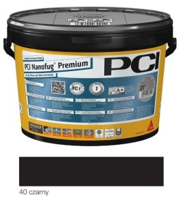 PCI Nanofug® Premium - nr 40 czarny - elastyczna, cementowa zaprawa do spoinowania 5 kg