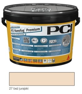 PCI Nanofug® Premium - nr 27 beż jurajski - elastyczna, cementowa zaprawa do spoinowania 5 kg