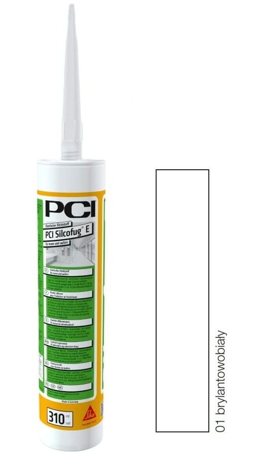 Silikon PCI Silcofug® E - silikon nr 01 brylantowobiały 310ml