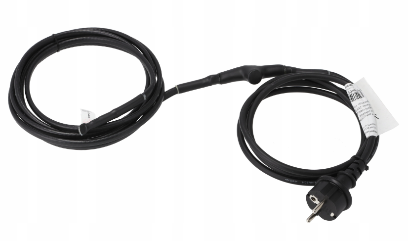 Kabel grzewczy z termostatem do wpustów dachowych tarasowych 2m / 32W